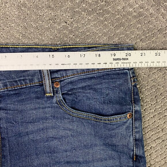Levi's 527 Slim Bootcut Jeans Men's 40 x 32 Blue Cotton Boot Cut - Picture 12 of 16